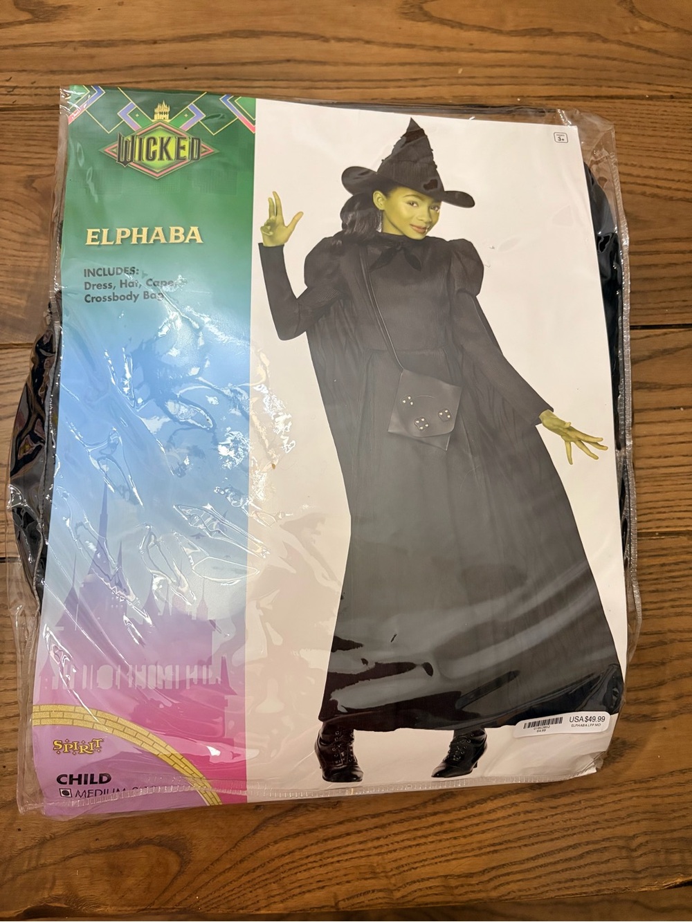 Elphaba Child Witch Costume